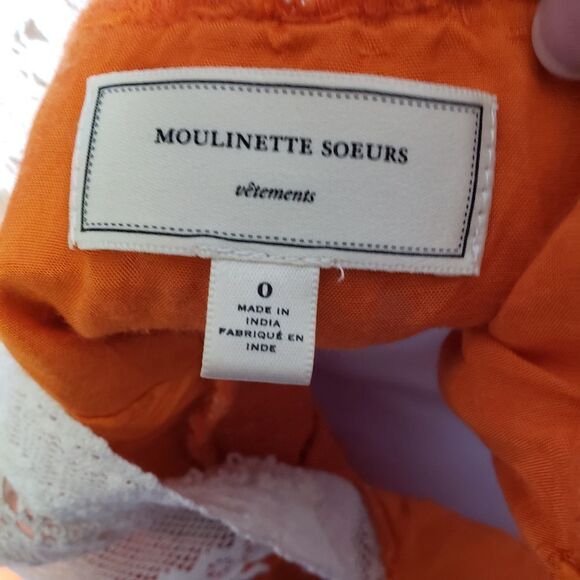 Anthro Moulinette Soeurs Aniko Lace Dress 0 - Picture 7 of 8